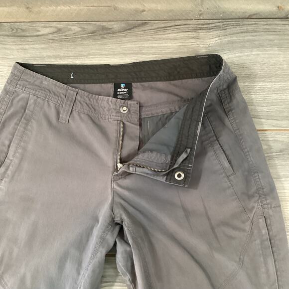Kuhl Pants Size 8 Short Legendary Hiking Gorpcore Outdoor Active Gray - Picture 9 of 16